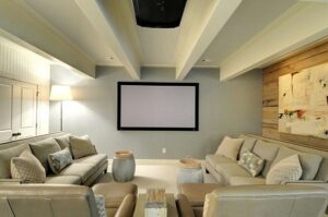 How to Turn Your Basement Into a Media Room