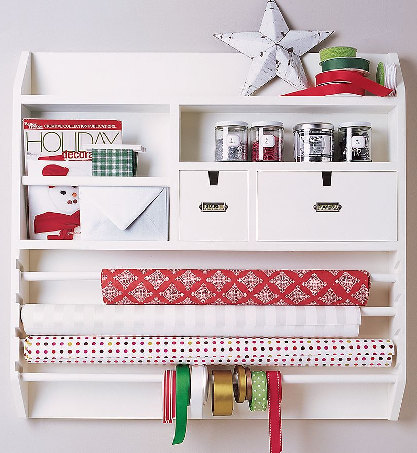 Gift Wrap Organization