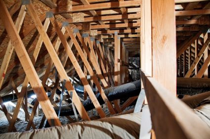 inspect attic air vents