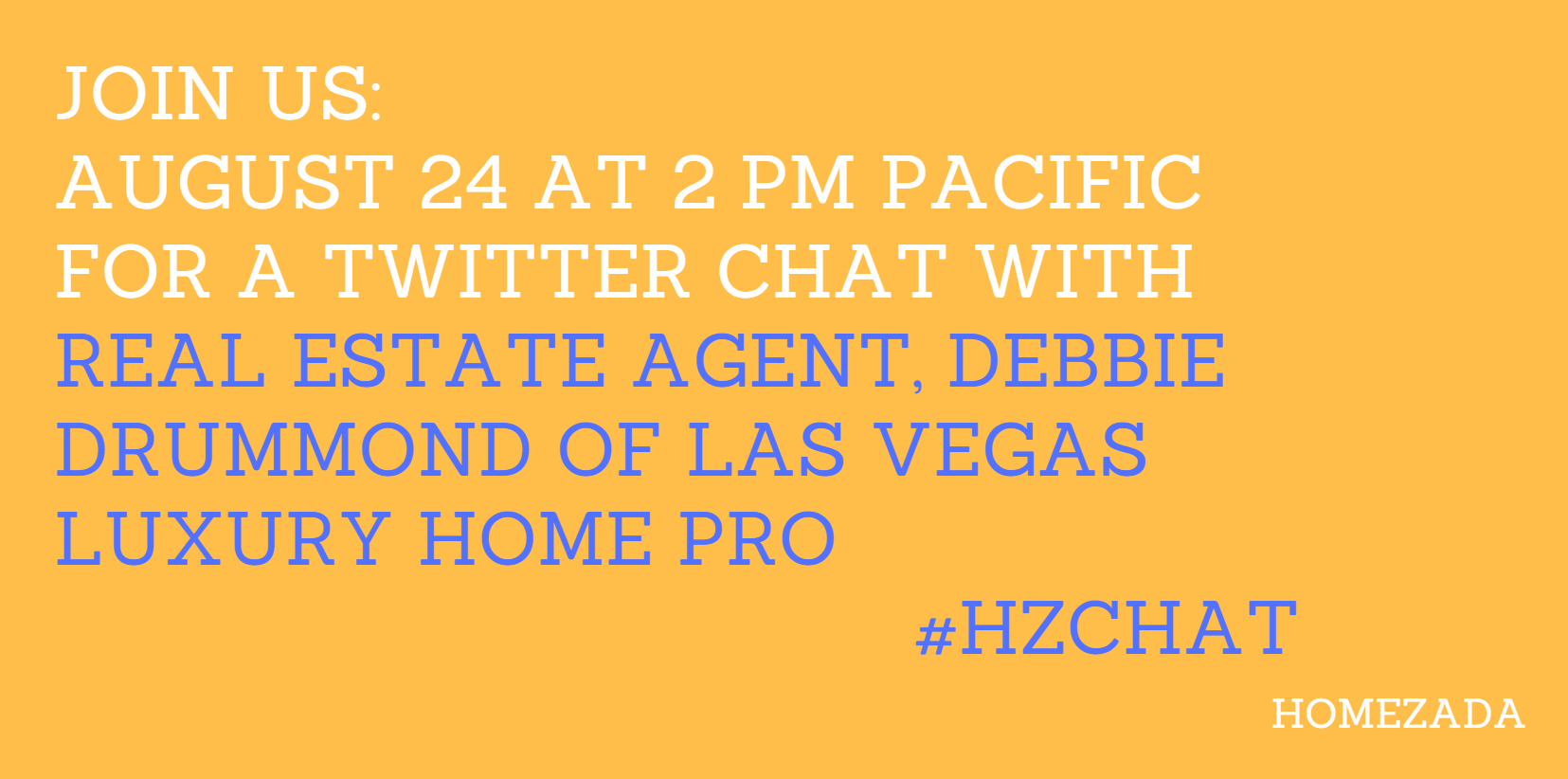 Twitter Chat with Real Estate Expert Debbie Drummond