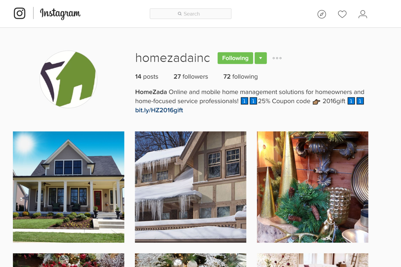 HomeZada on Instagram