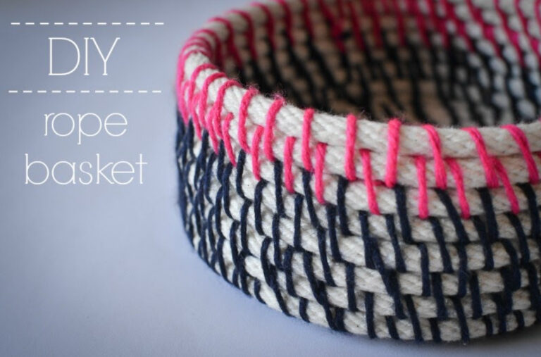 rope basket for toys