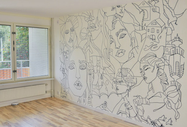 How to DIY a Wall Mural