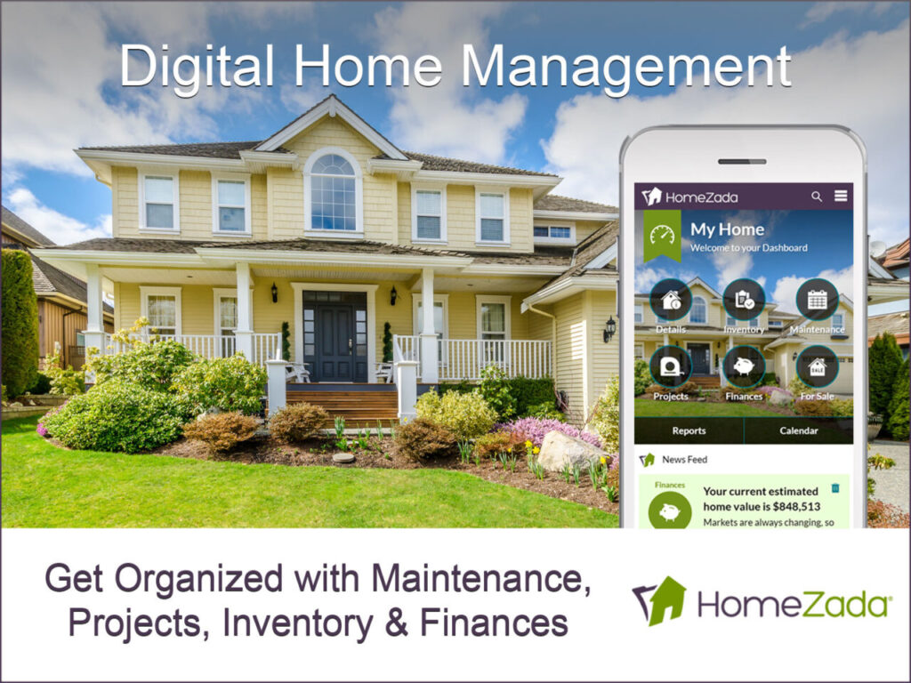 HomeZada Digital Home Management Platform